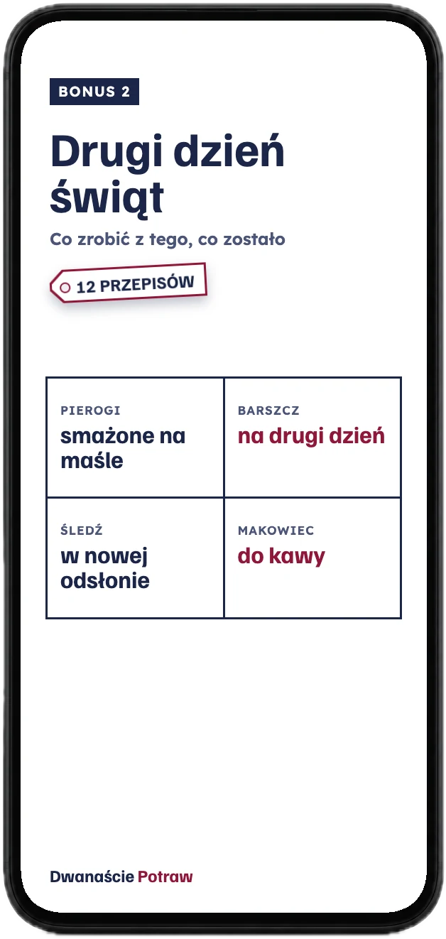 Okładka bonusu Drugi dzień świąt: co zrobić z tego, co zostało na ekranie telefonu